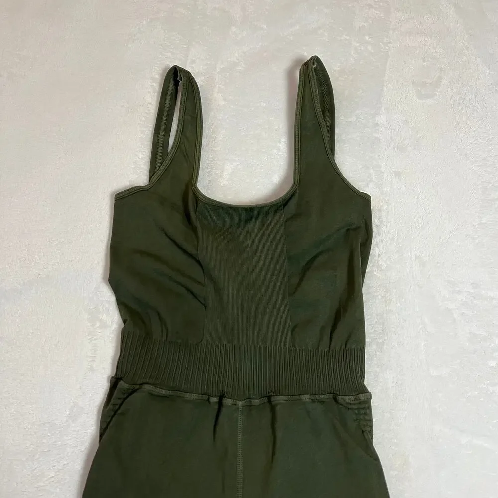 NEW Free People Movement Good Karma Onesie Size XS Sleeveless Stretch Exercise